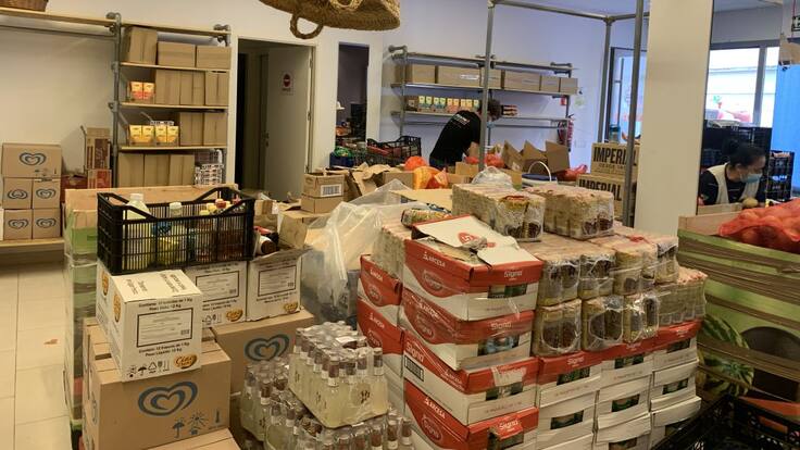 Aumentan las colas en Cáritas y más del 50% de las personas acuden por primera vez en busca de alimentos