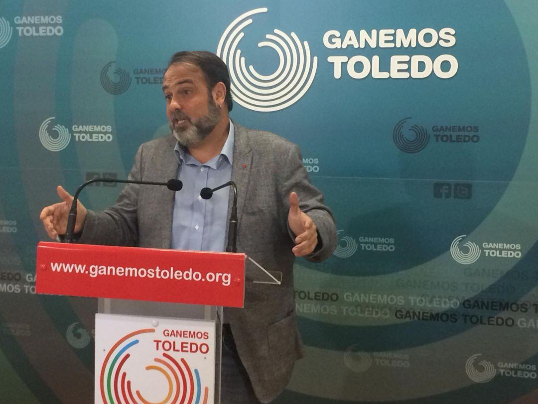 Javier Mateo, líder de Ganemos, explica el último ofrecimiento a la lista de Unidas Podemos al ayuntamiento de Toledo