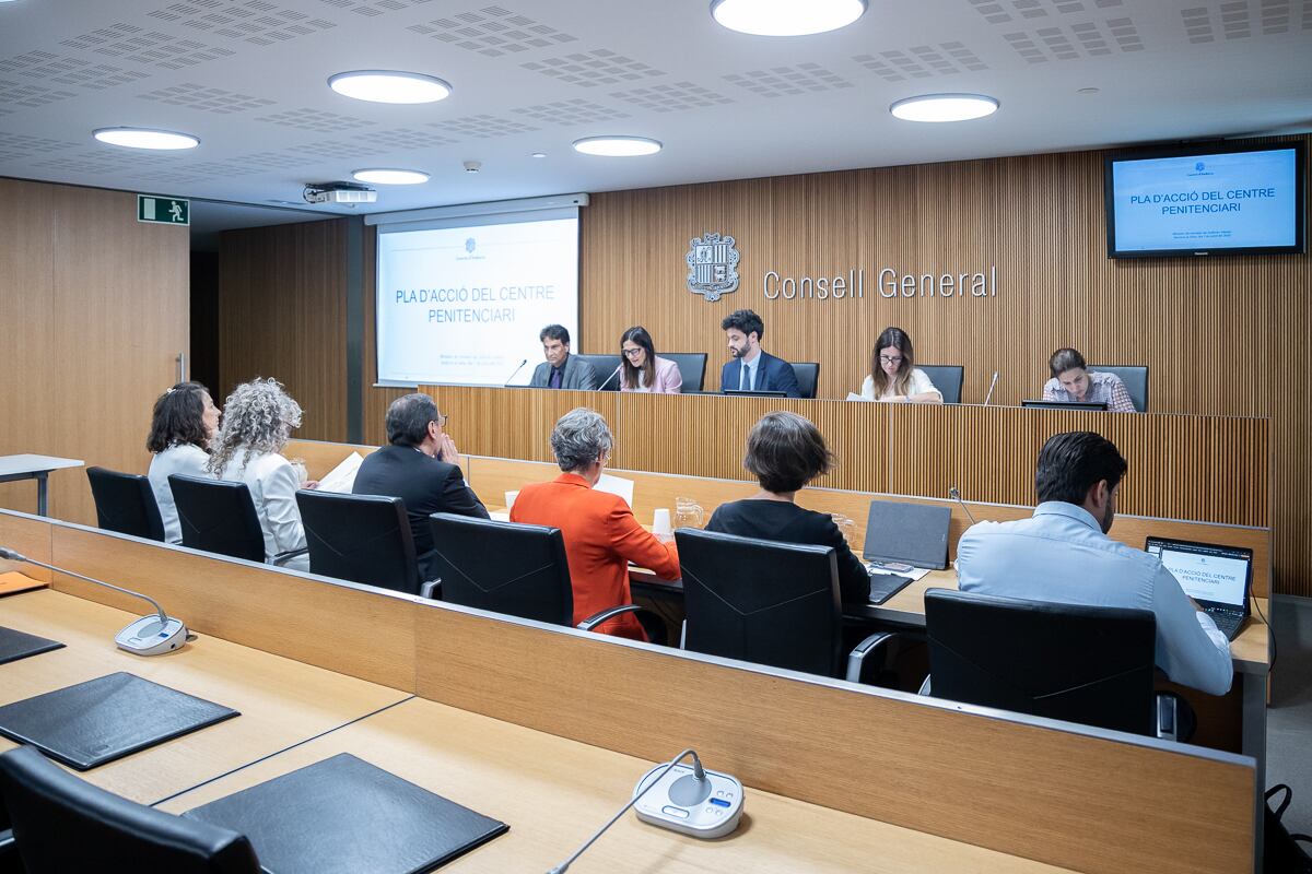 Compareixença de la ministra de Justícia i Interior, Ester Molné, en comissió legislativa