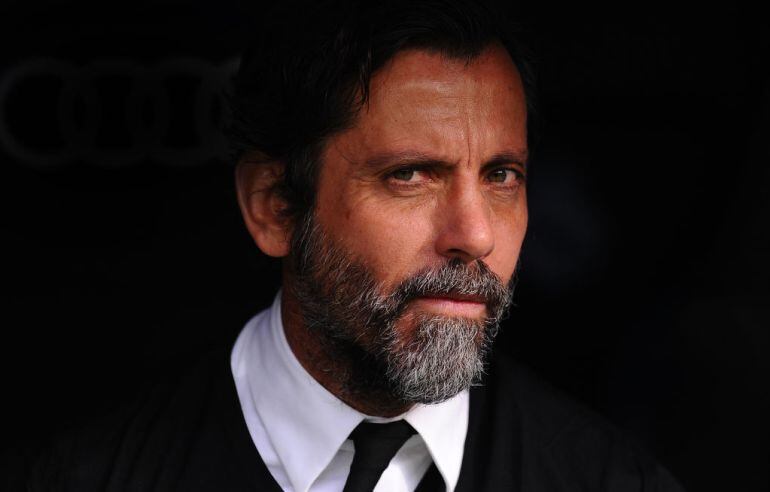 Quique Sánchez Flores, durante un encuentro.