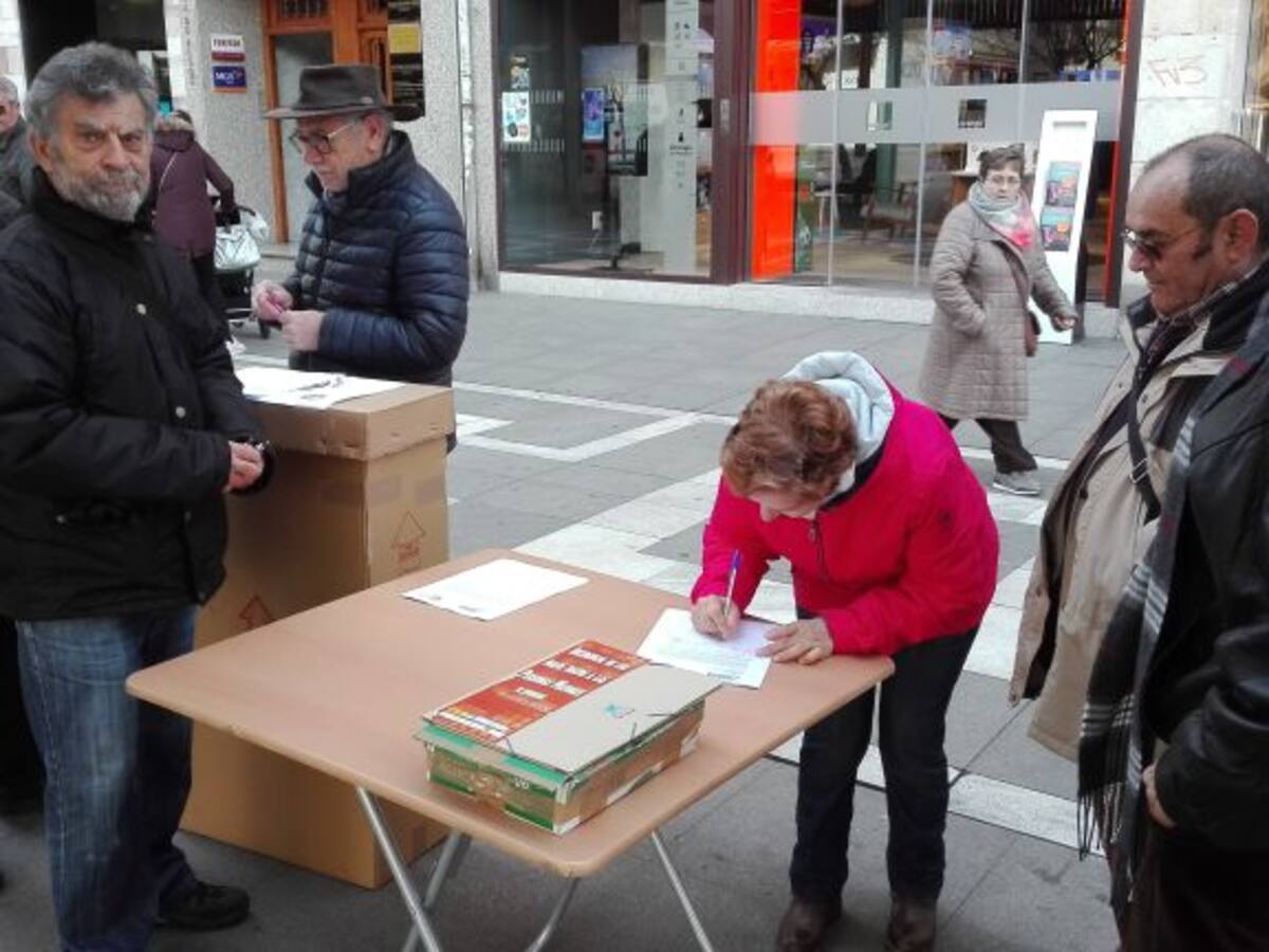 Firmas por las pensiones