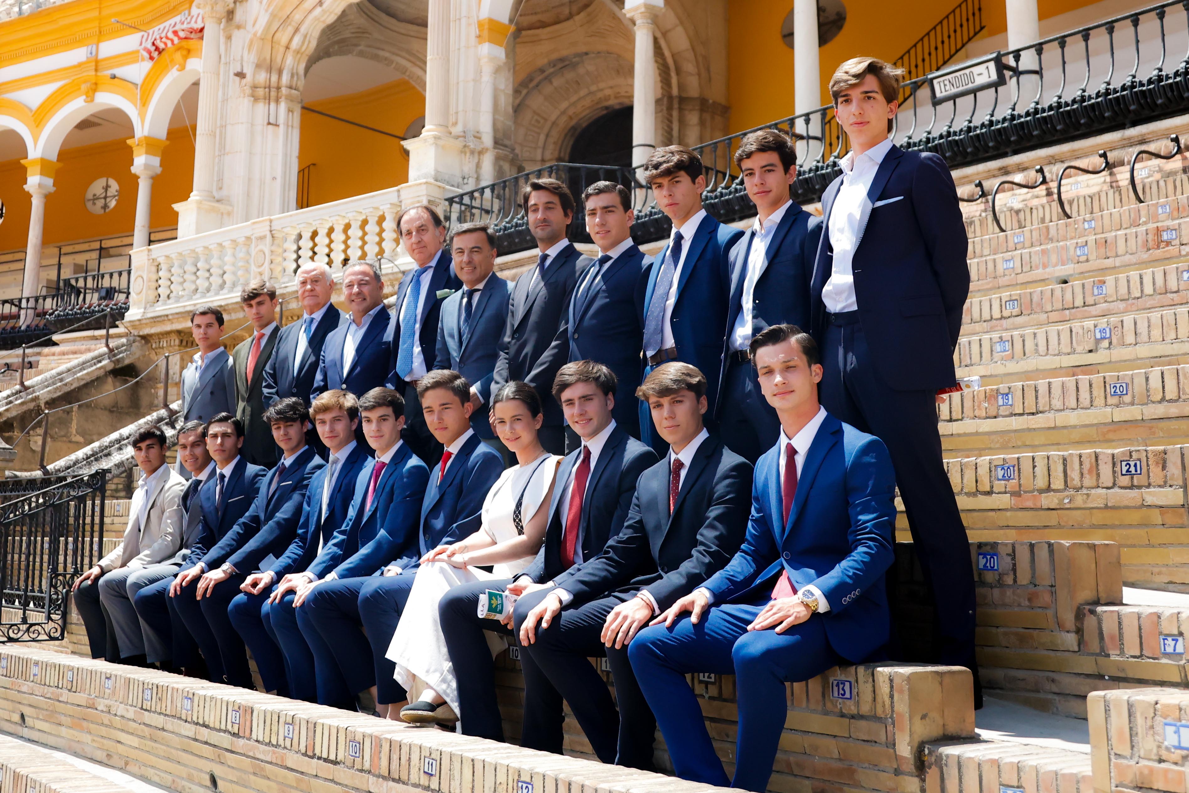 A excepción del convaleciente Pedro Rufo, estos son los novilleros que participarán en el 37º Ciclo de Promoción de la Real Maestranza