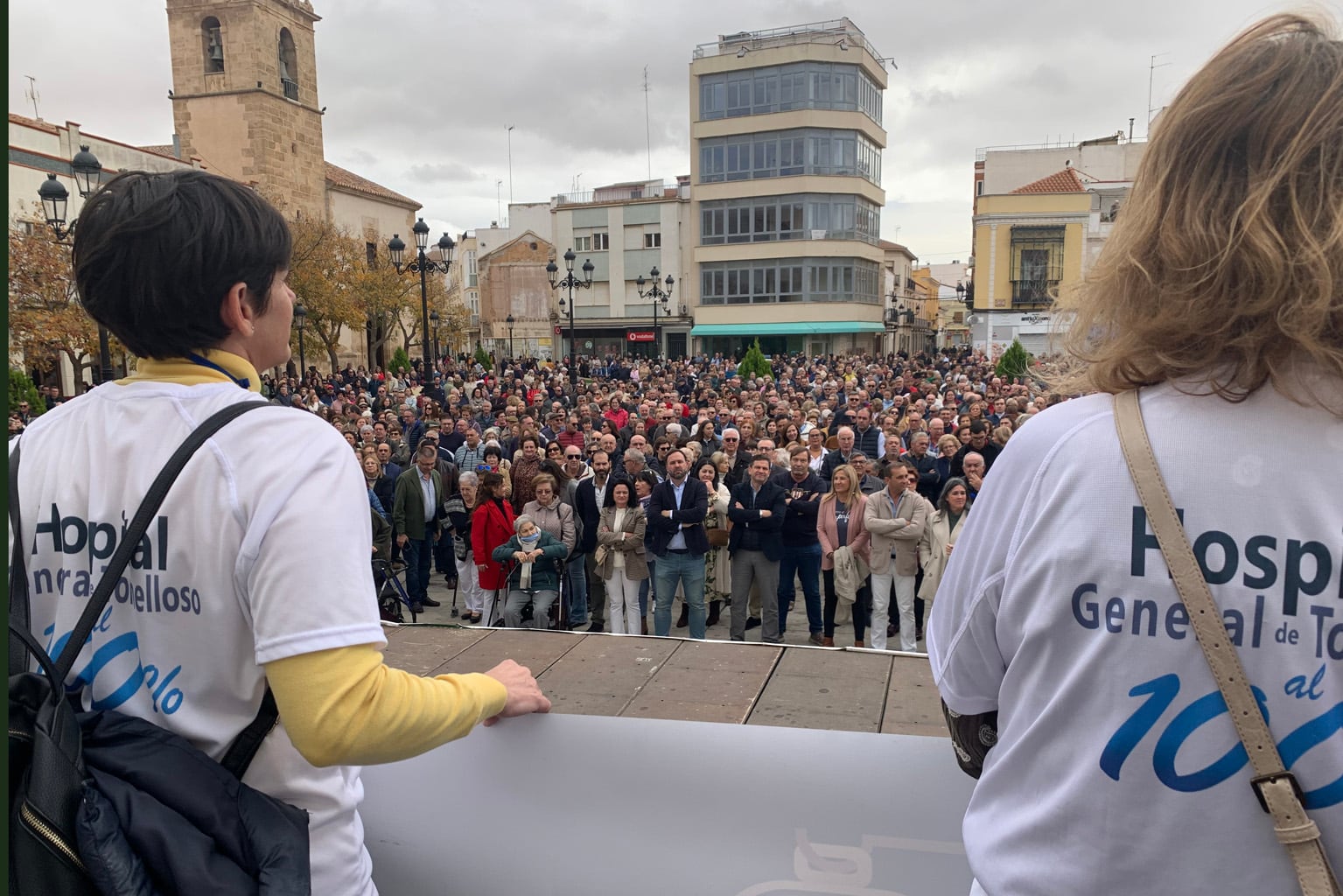 Concentración del domingo en Tomelloso reclamando la UCI y el 100% del plan funcional del hospital