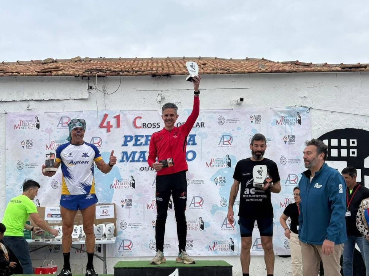 Eduardo Verdú, del Promesas Villena, 3º en la general del Cross Perleta-Maitino 10K en Elche