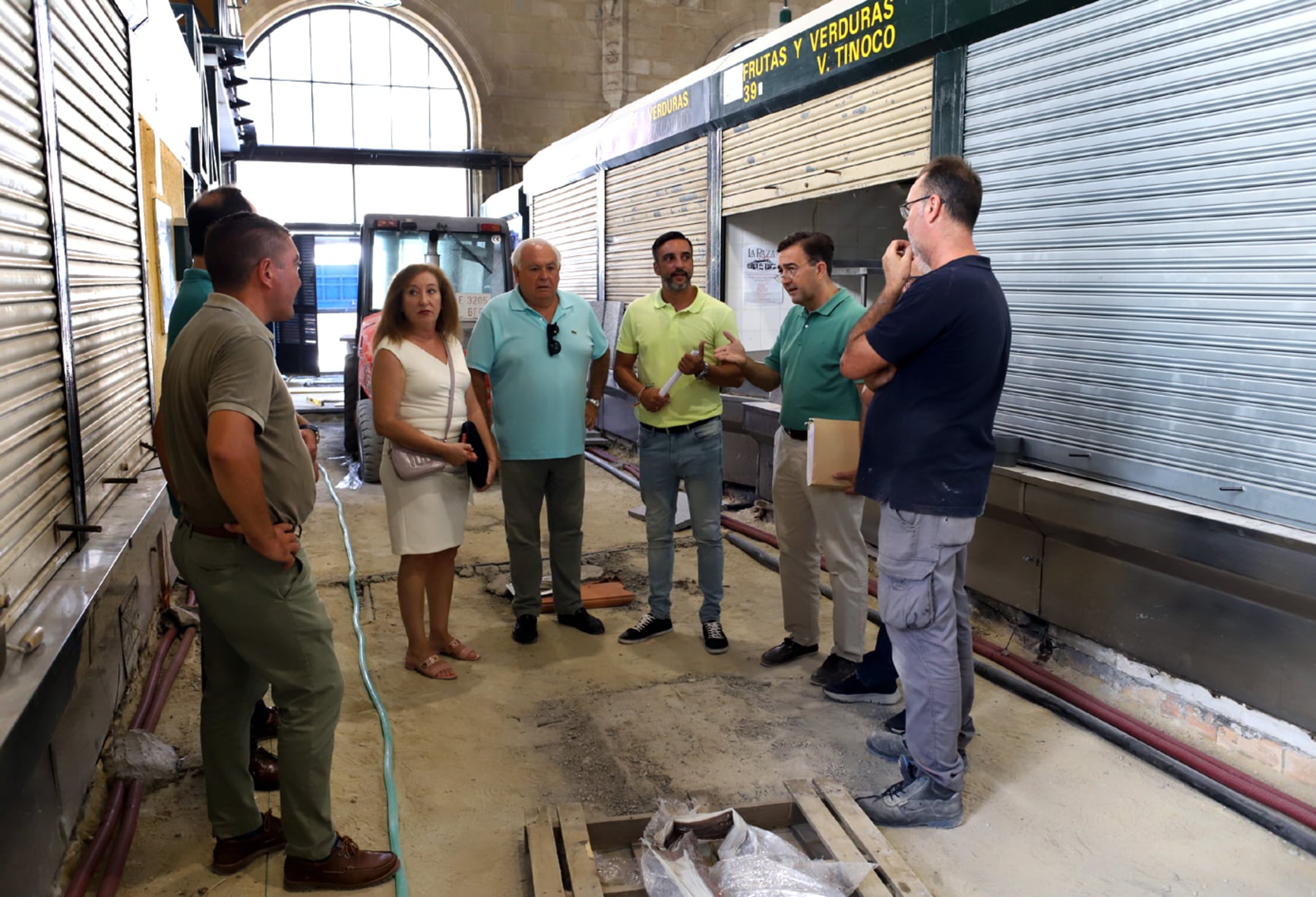 Visita de los Delegados al Mercado de Abastos