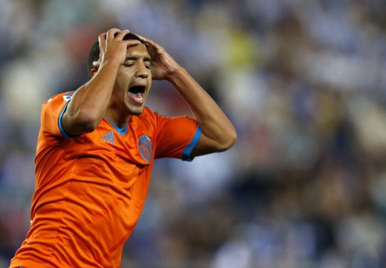 Zakaria Bakkali, durante el partido de la quinta jornada de Liga en Primera División ante el Espanyol