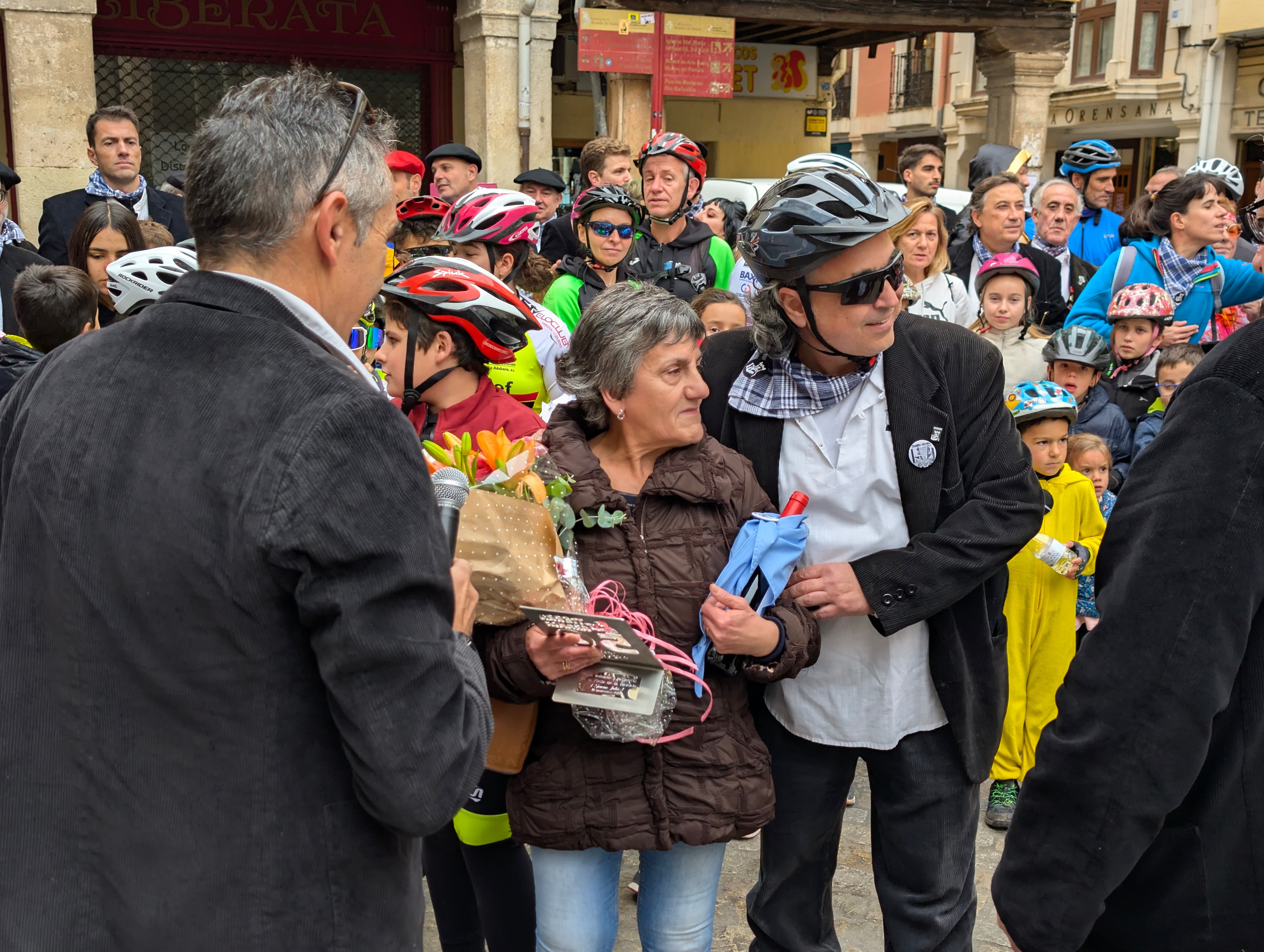 Imagen del homenaje