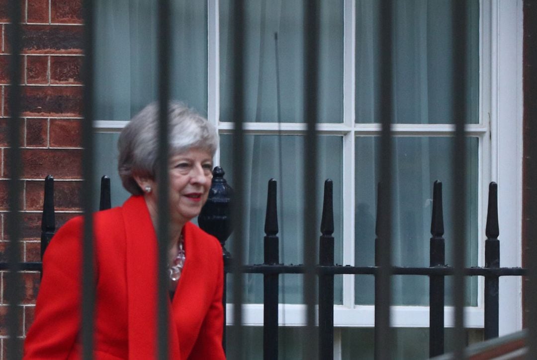 Theresa May abandona Downing Street tras su discurso 