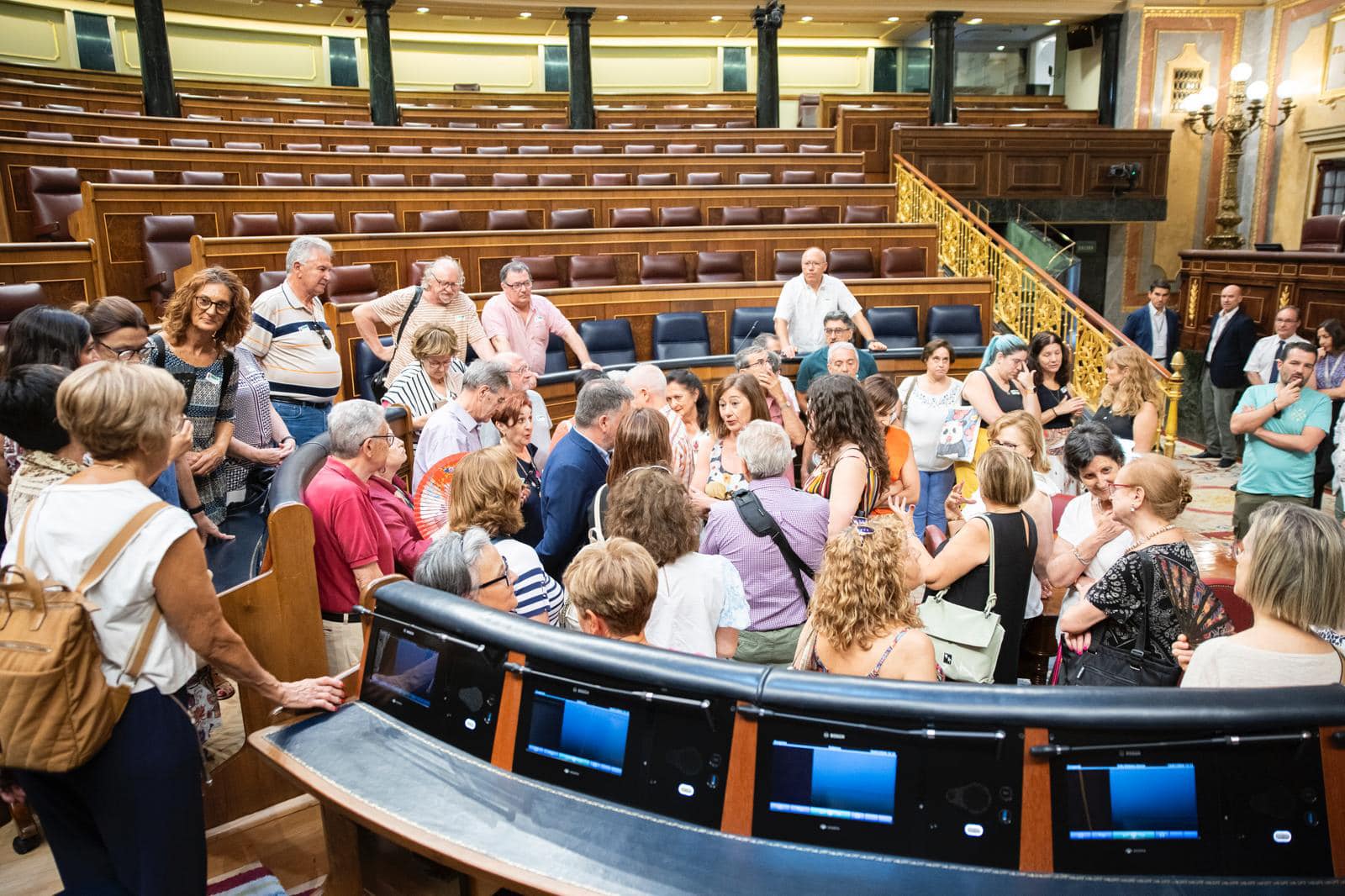 Visita al Congreso y al Senado, en Madrid