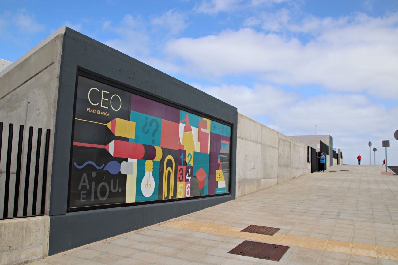 Aula anexa al CEO de Playa Blanca, en el sur de Lanzarote.