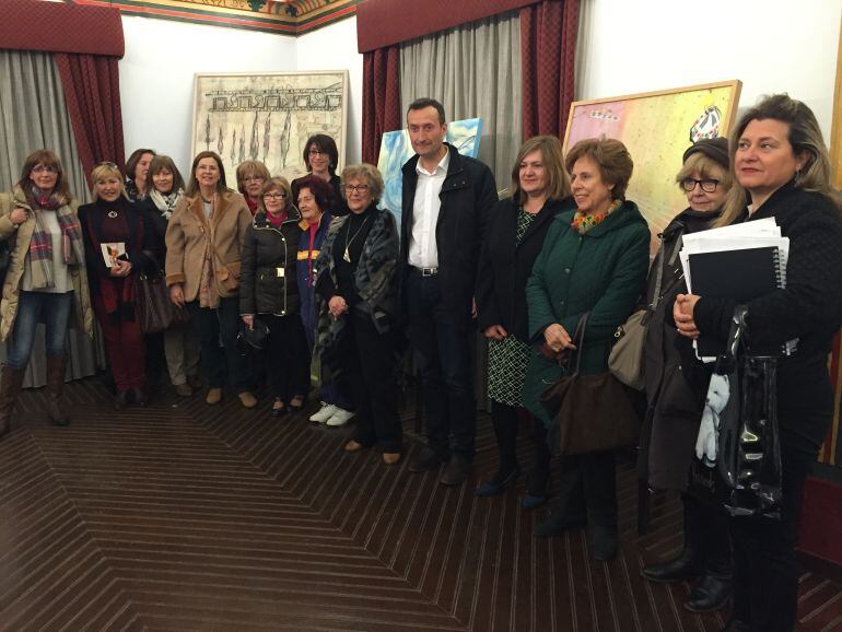 Inauguración de la exposición en La Calahorra