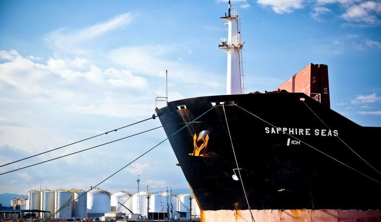 Vaixell al Port de Tarragona.