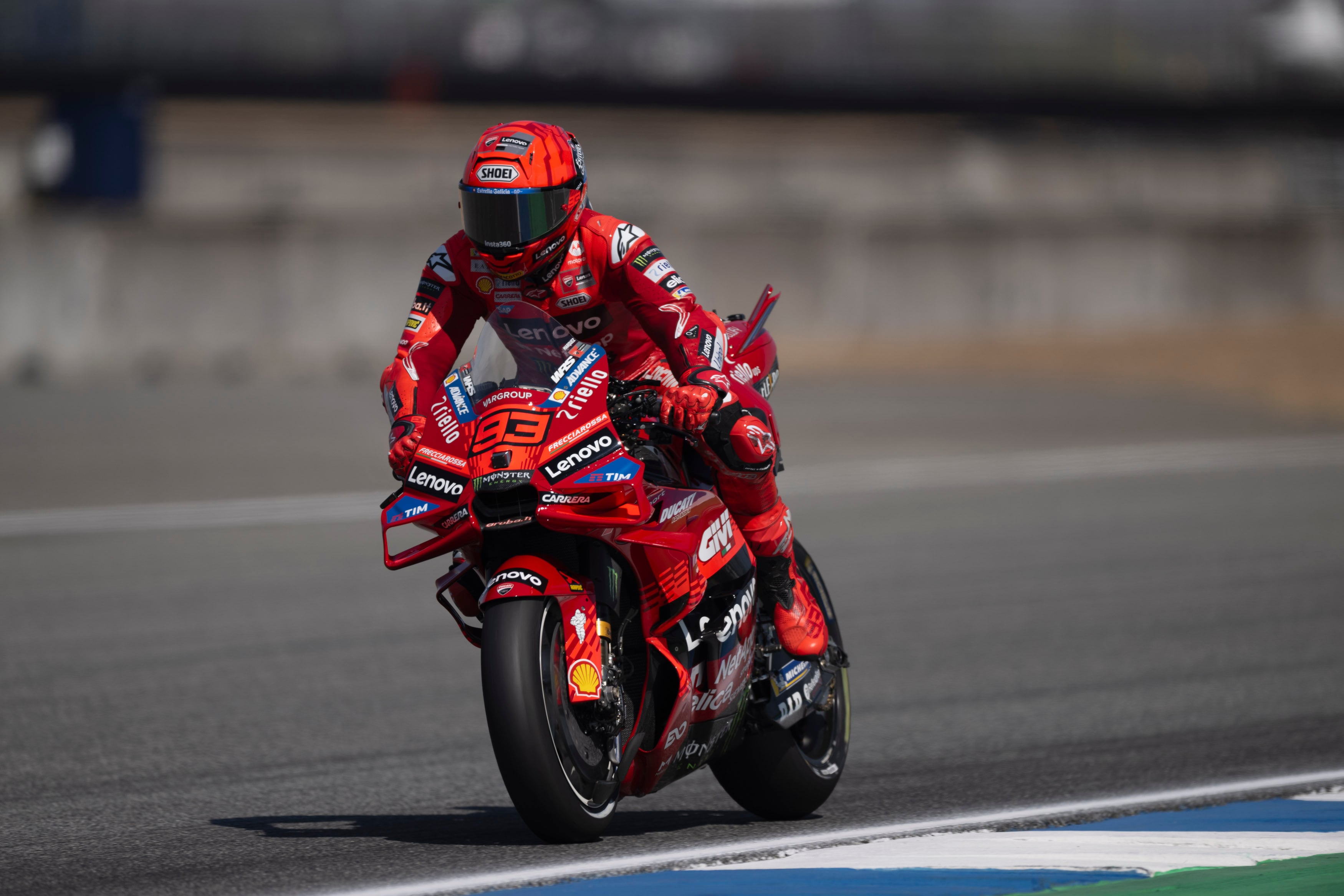 Marc Márquez en la pretemporada de MotoGP