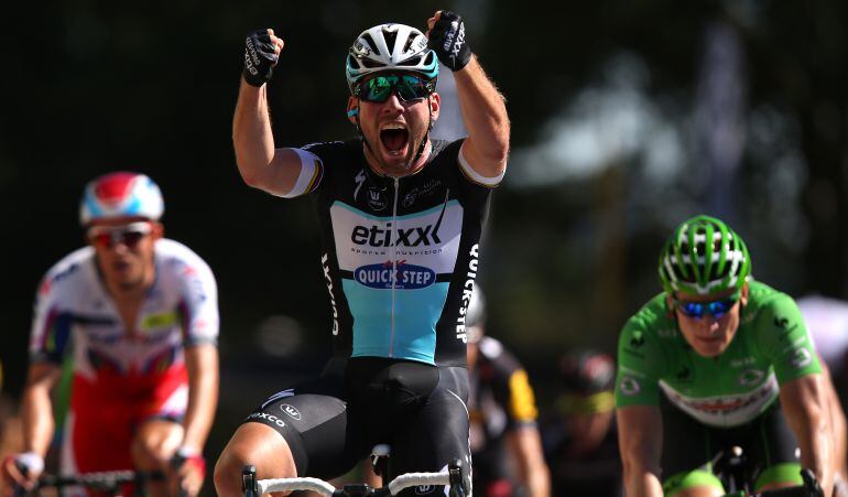 El británico Mark Cavendish, en una etapa del Tour 2015.