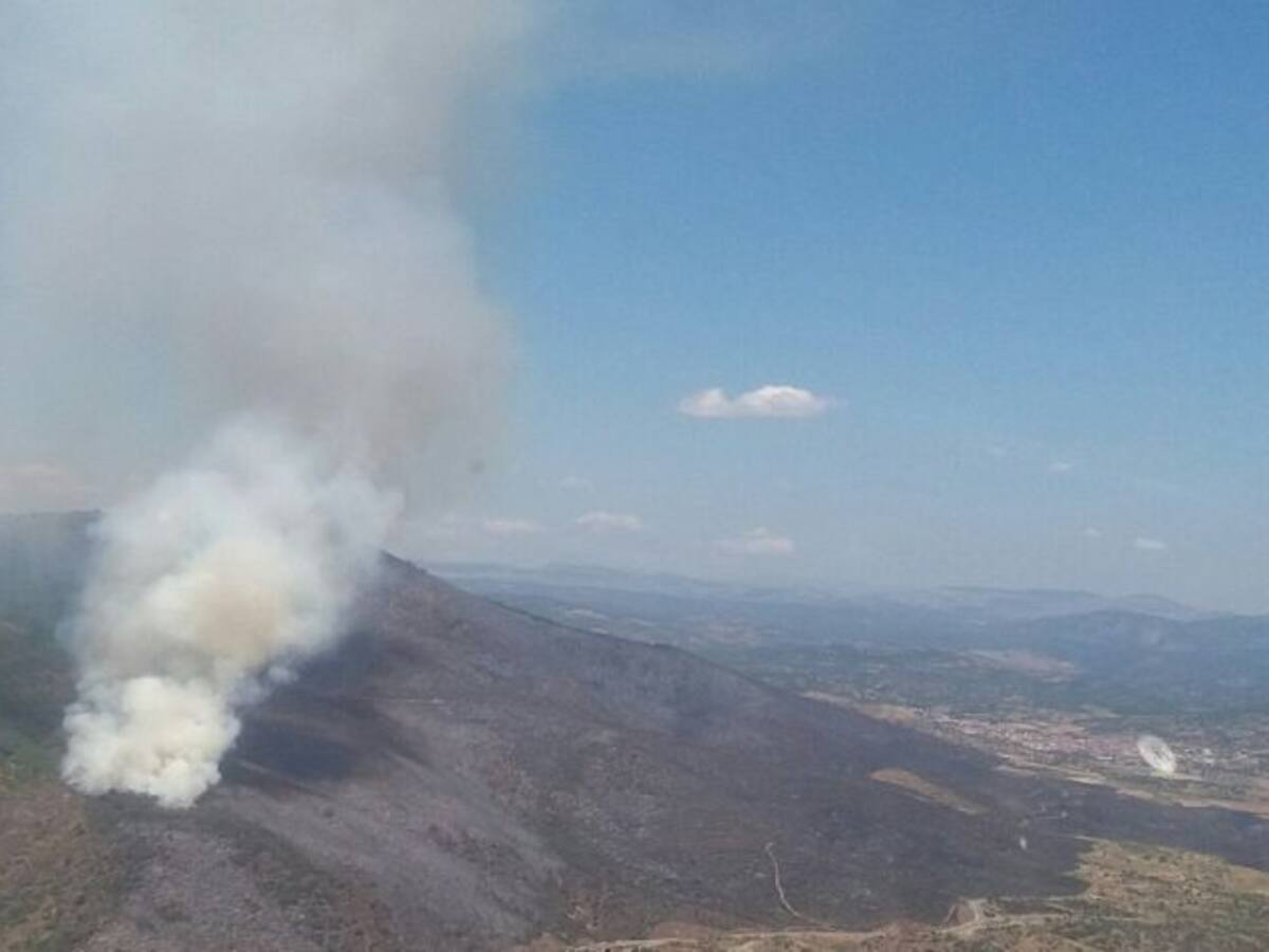 Se reproduce el incendio de El Tiemblo, en Ávila