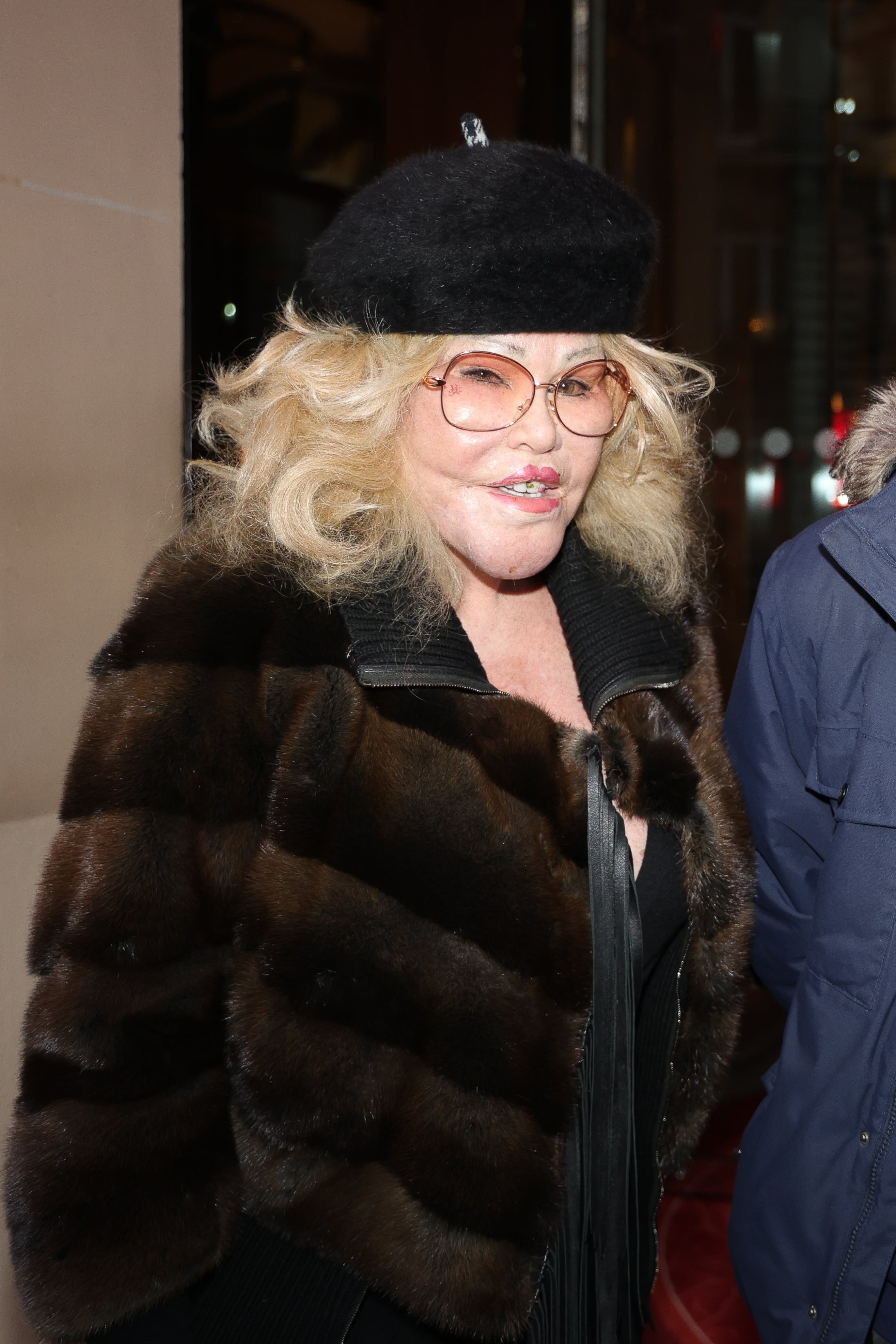 Jocelyn Wildenstein el pasado 15 de diciembre en París