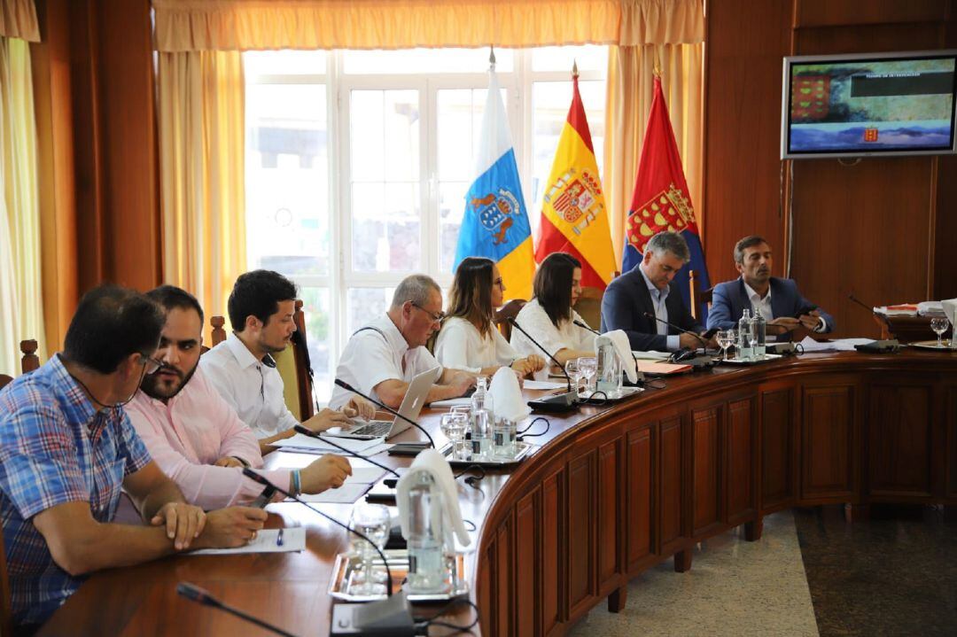 Consejeros de CC-PNC-SB en el Cabildo de Lanzarote.