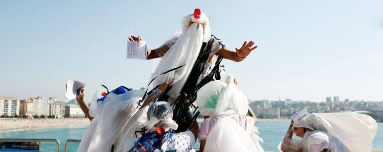 Una de las performance de Mollate 2017