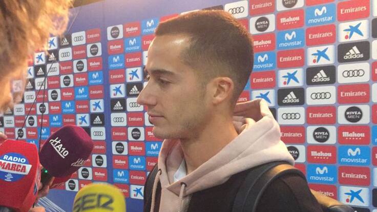 Lucas Vázquez: "A Benzema le veo bien, a mí es un delantero que me encanta"