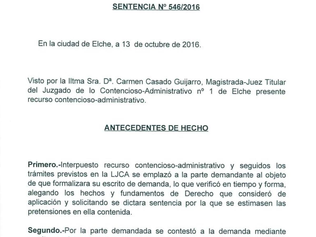 Sentencia Miguel Hernández (recurso Lucía Izquierdo)