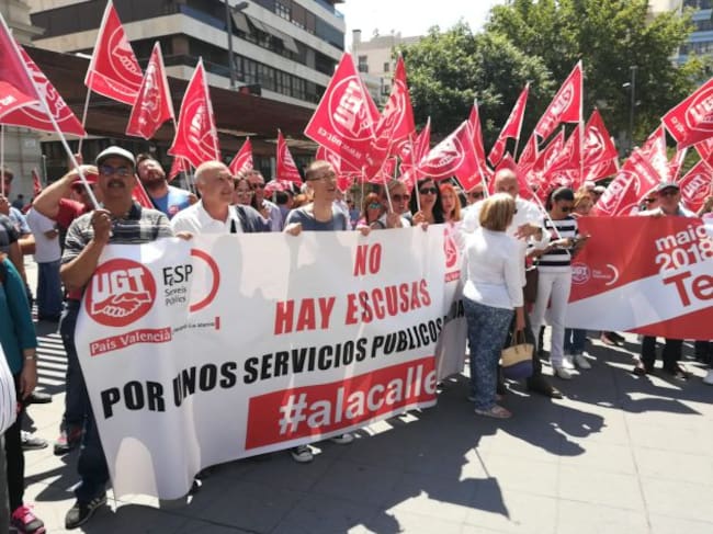 Imagen de los sindicatos en Alicante