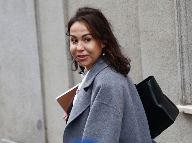 La expresidenta de ADIF Isabel Pardo de Vera a su llegada al Tribunal Supremo en Madrid