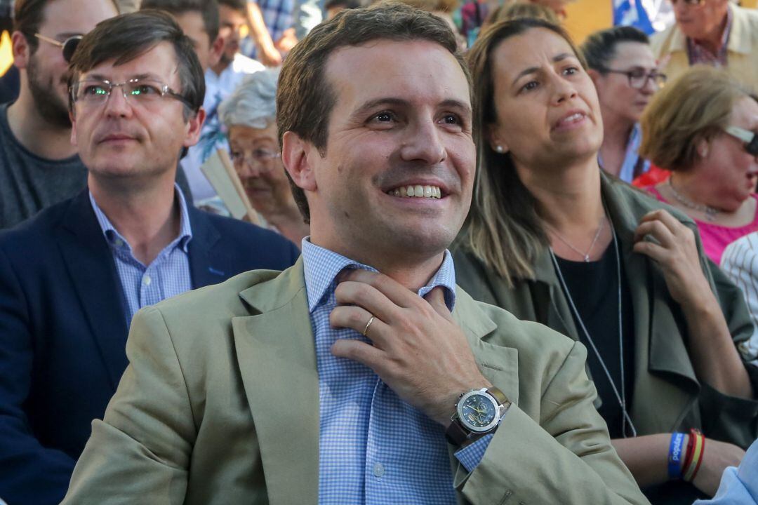 El presidente del Partido Popular, Pablo Casado.