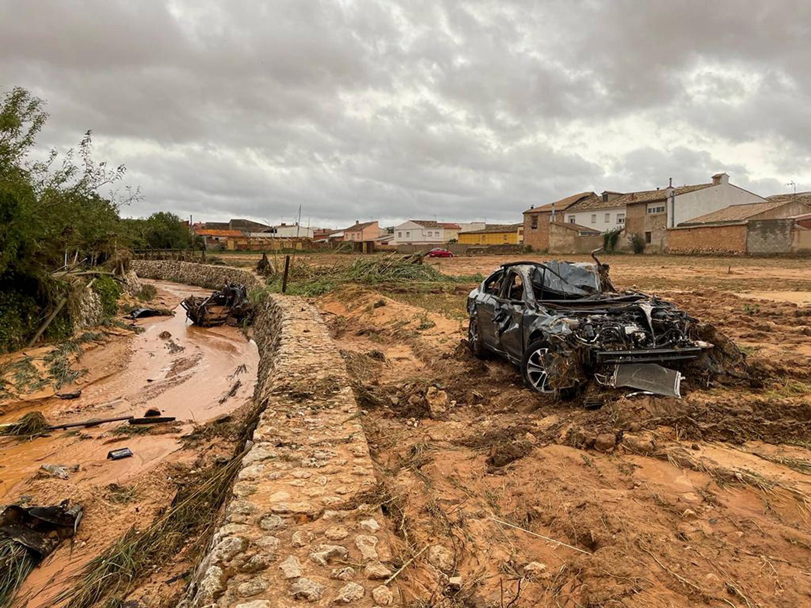 Inundaciones en Buenache de Alarcón (Cuenca) en septiembre de 2023.