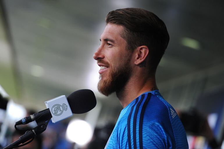 Sergio Ramos comparece ante los medios de comunicación