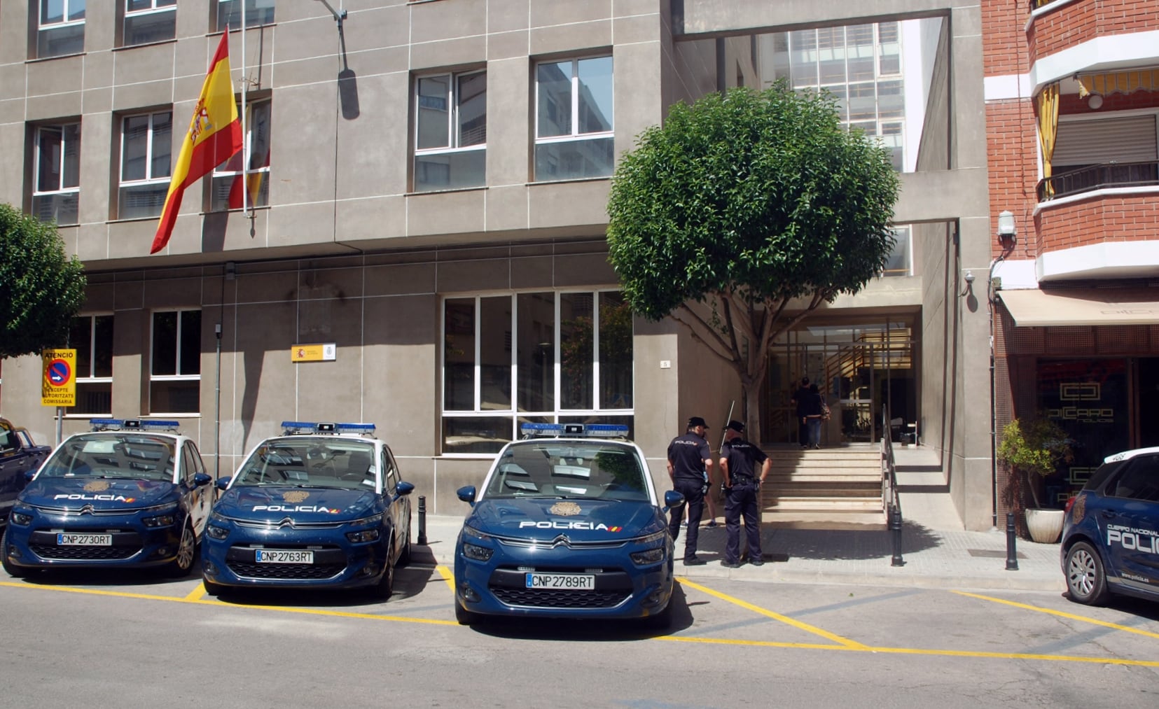 Comisaría de la Policía Nacional de Gandia.