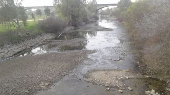 Brazo del río que delimita 'La Isla' a su paso por Mérida