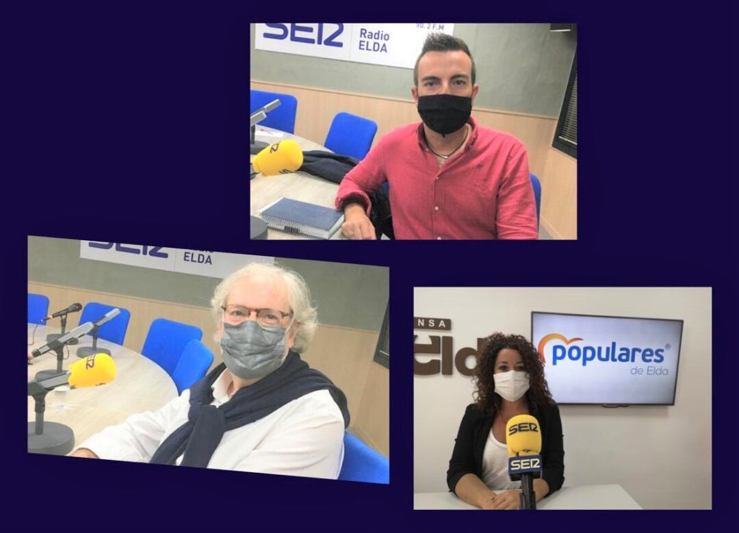 Imagen de los concejales, Fernando Gómez, José Mateos y Lola González