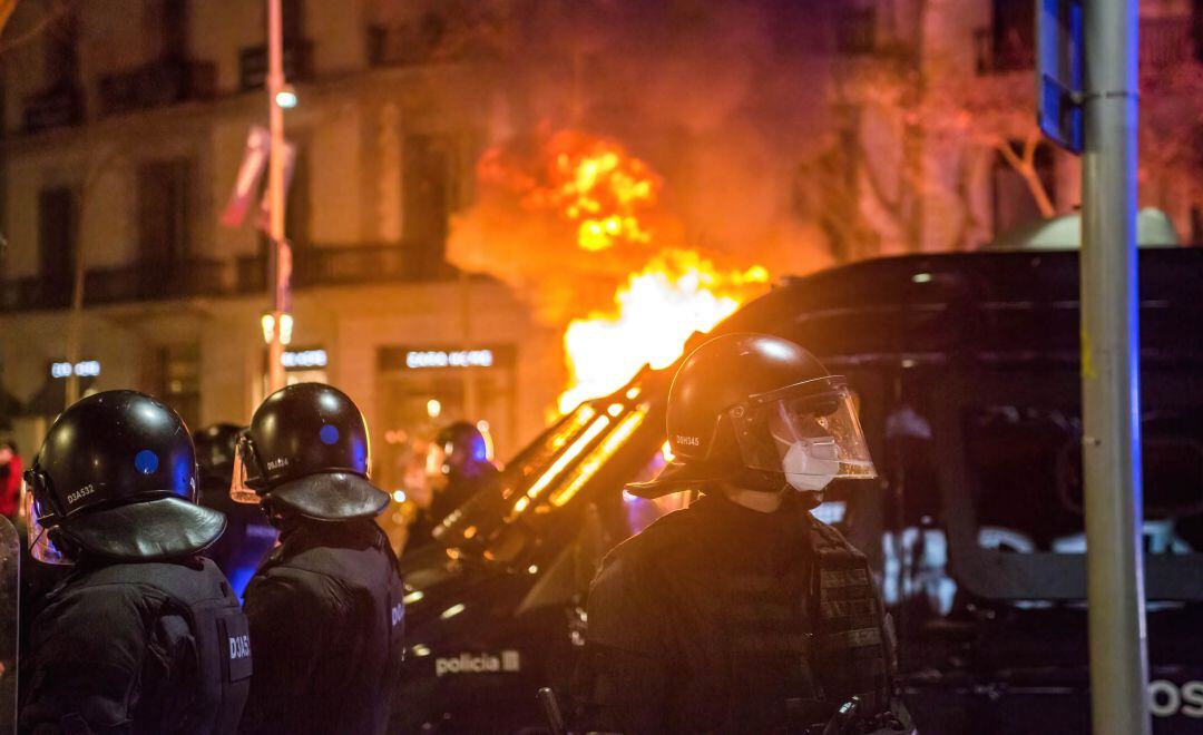 Nuevas protestas contra el encarcelamiento de Hasél.