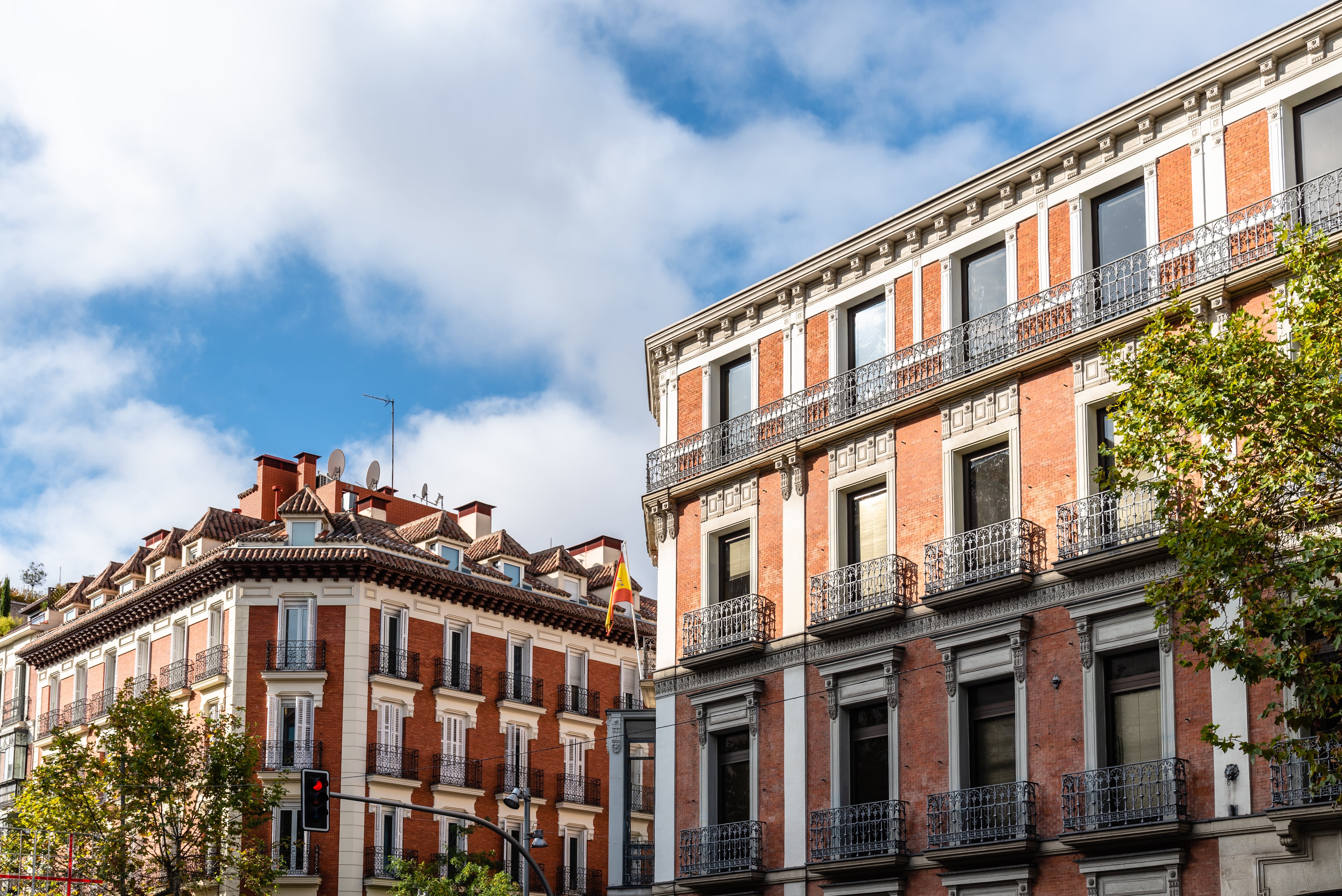 Edificios de calle Serrano, en el madrileño Barrio de Salamanca