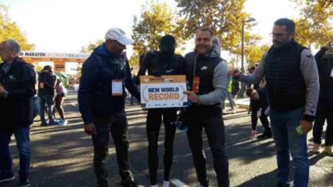 El atleta keniano Abraham Kiptum