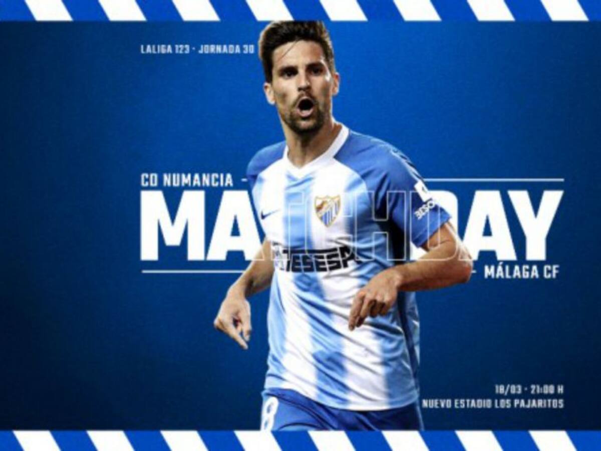 El Málaga con Pau Torres ante el Numancia