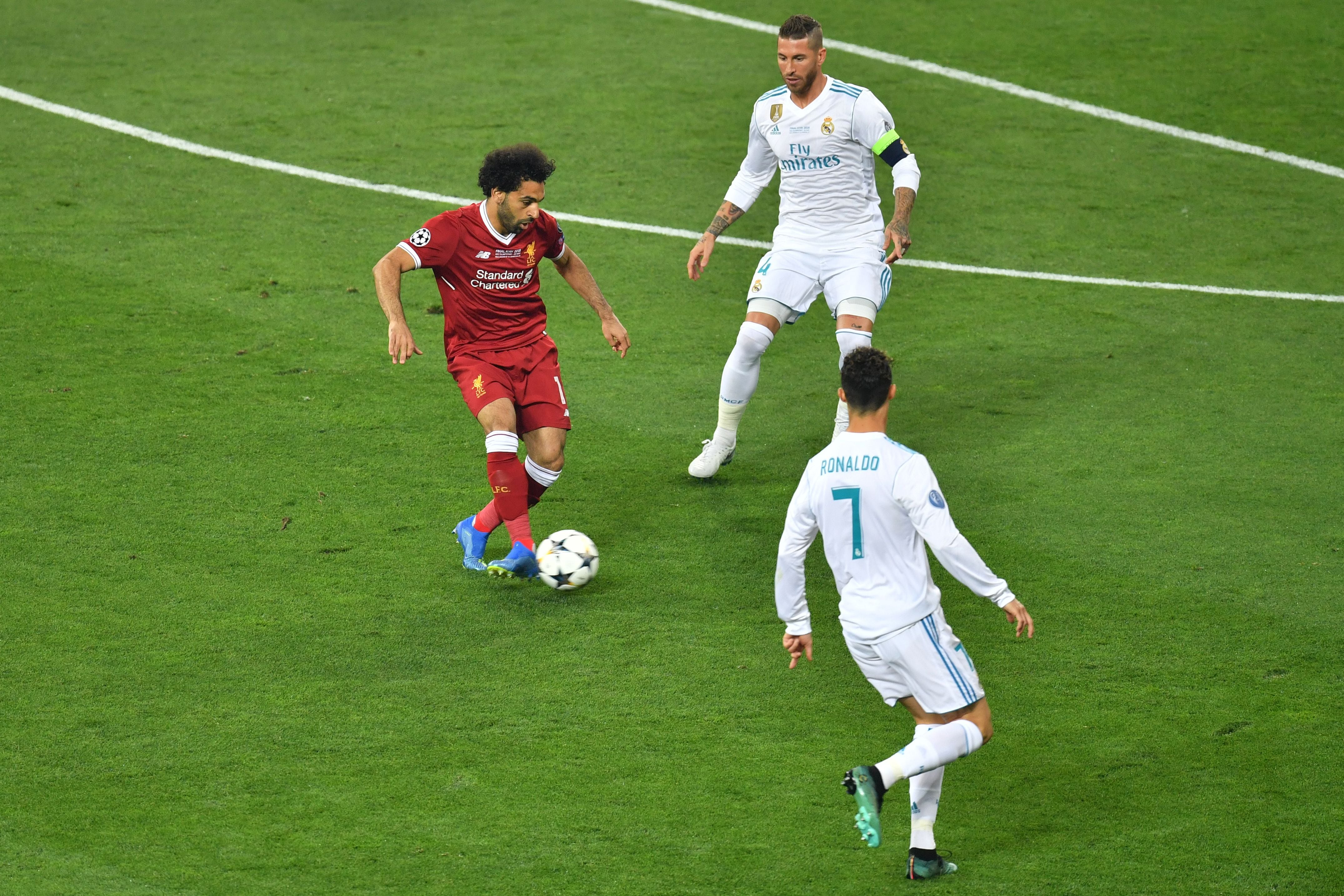 Salah, en la final de Champions de 2018.