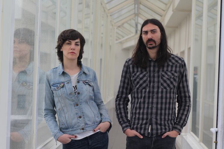 Aurora García y Martín García, miembros del grupo