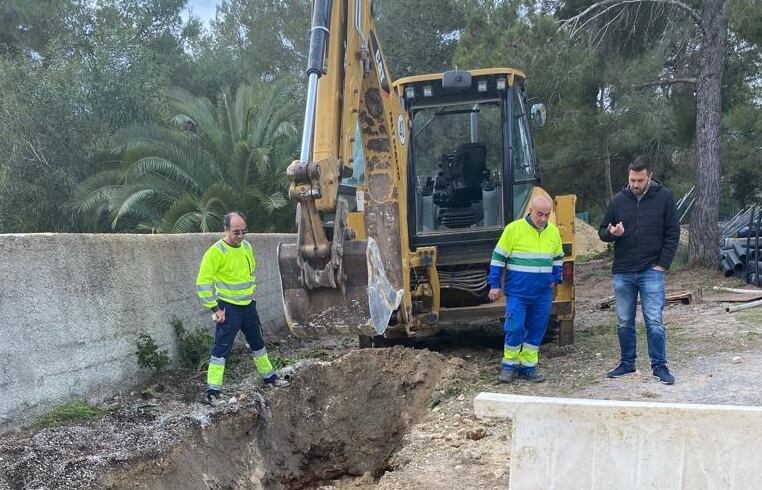 Imagen de la zona donde se está trabajando