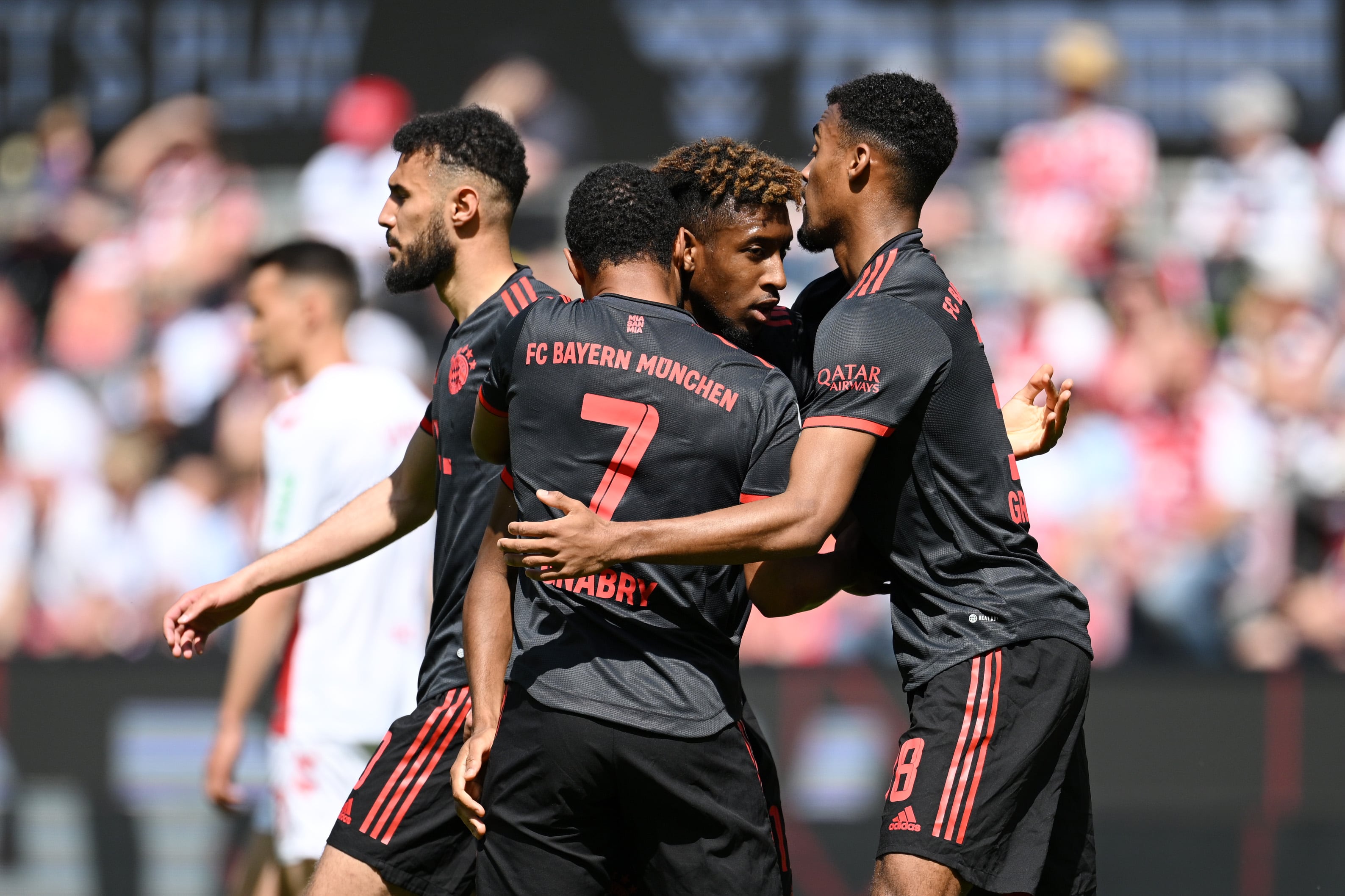 El Bayern de Múnich celebra su gol ante el Colonia