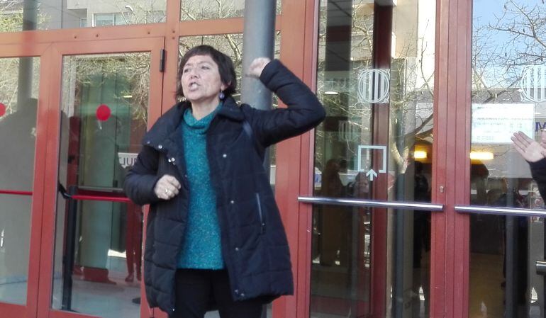 Quadrada a les portes dels jutjats reusencs.