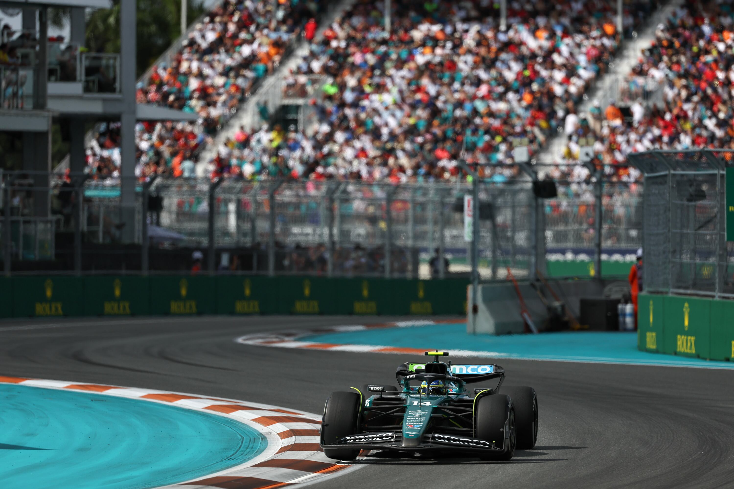 Fernando Alonso en el GP de Miami