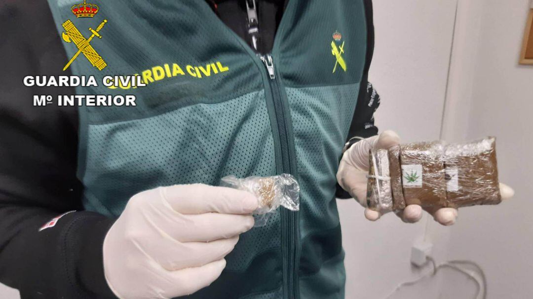 Droga intervenida en Molina de Aragón