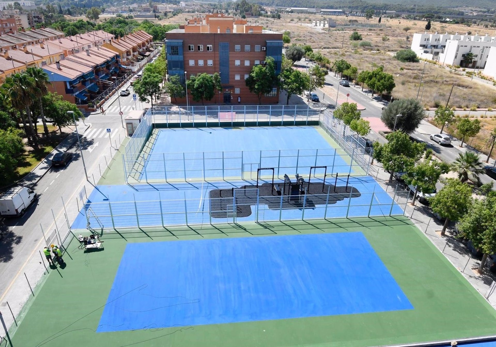 Nuevas pistas deportivas en la pedanía murciana de El Palmar