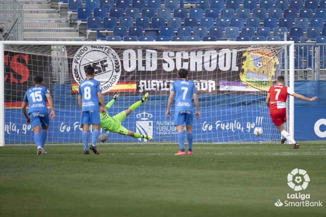 Stuani anotant el que en aquell moment era el 0-1.