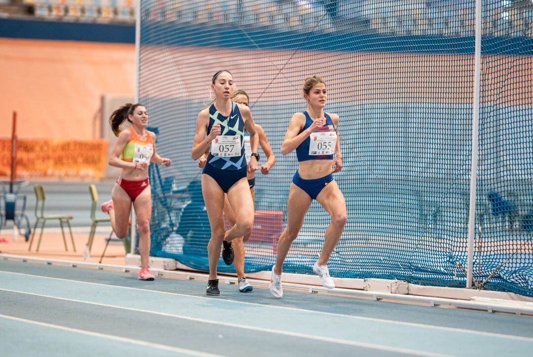 Agueda Muñoz Marqués con el dorsal 55