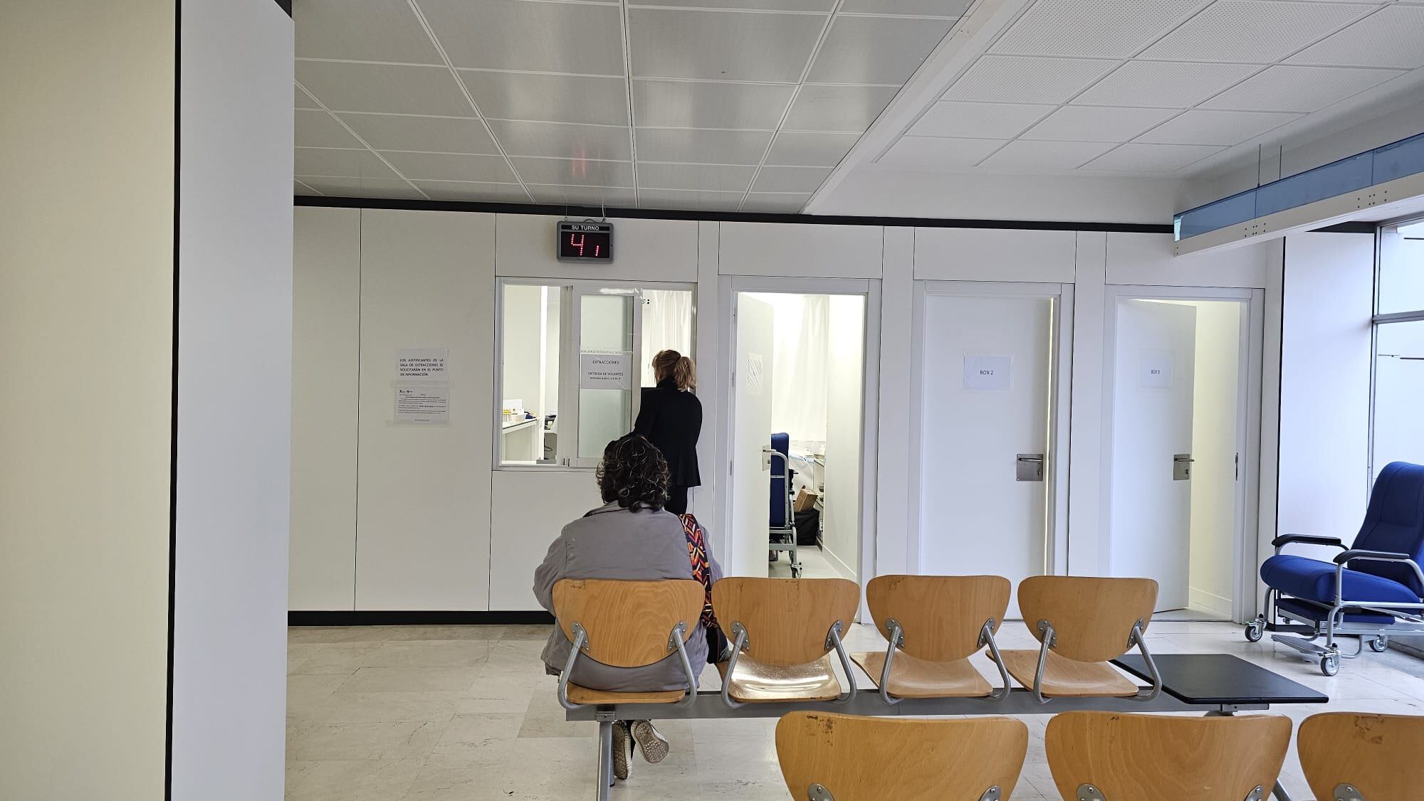 Nueva ubicación sala de extracciones del Hospital Nuestra Señora de Sonsoles