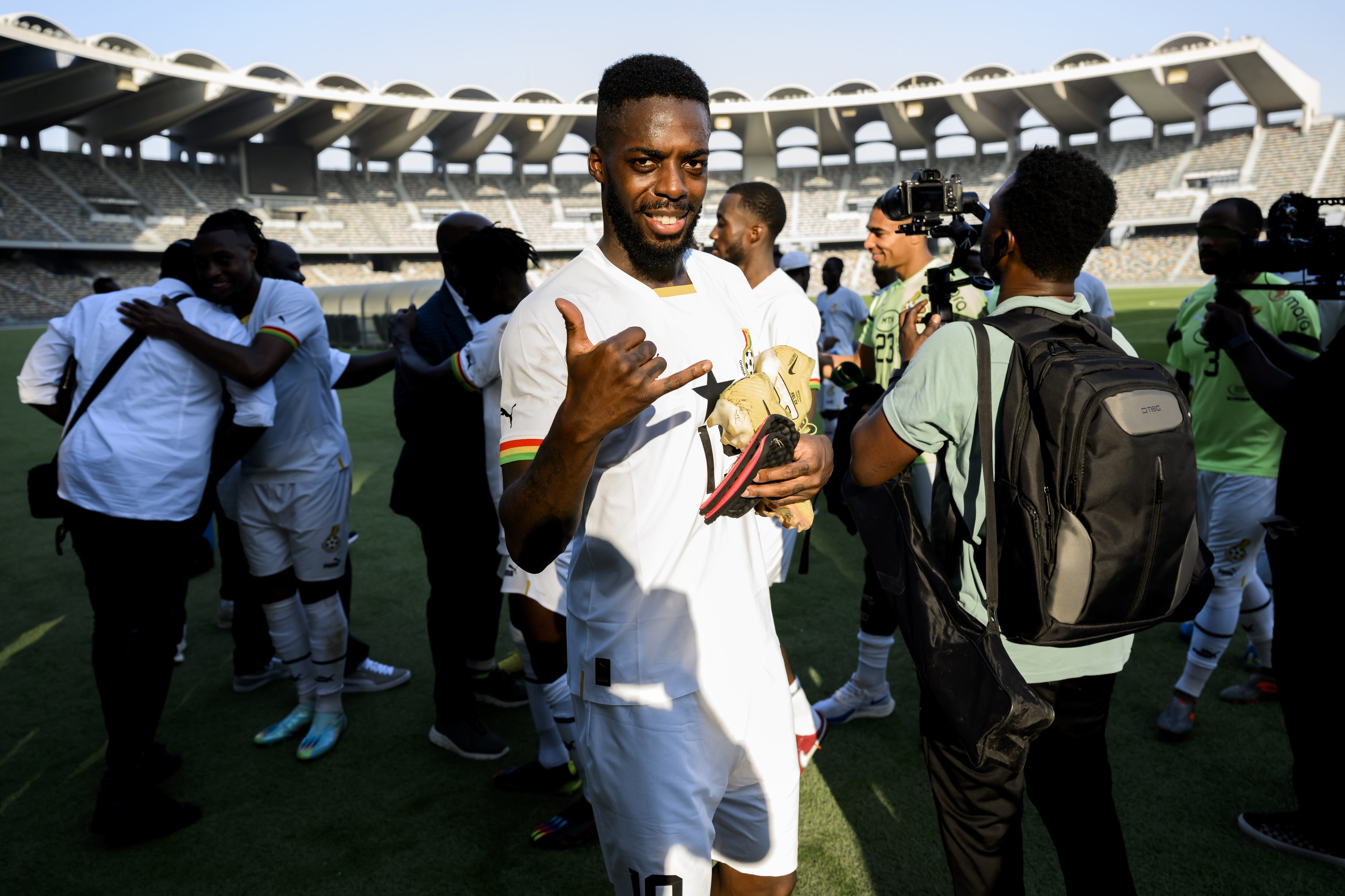 El delantero de Ghana, Iñaki Williams, tras el duelo ante Suiza