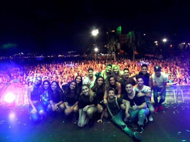 Fin de fiesta del concierto "Déjate llevar" de Cadena Dial