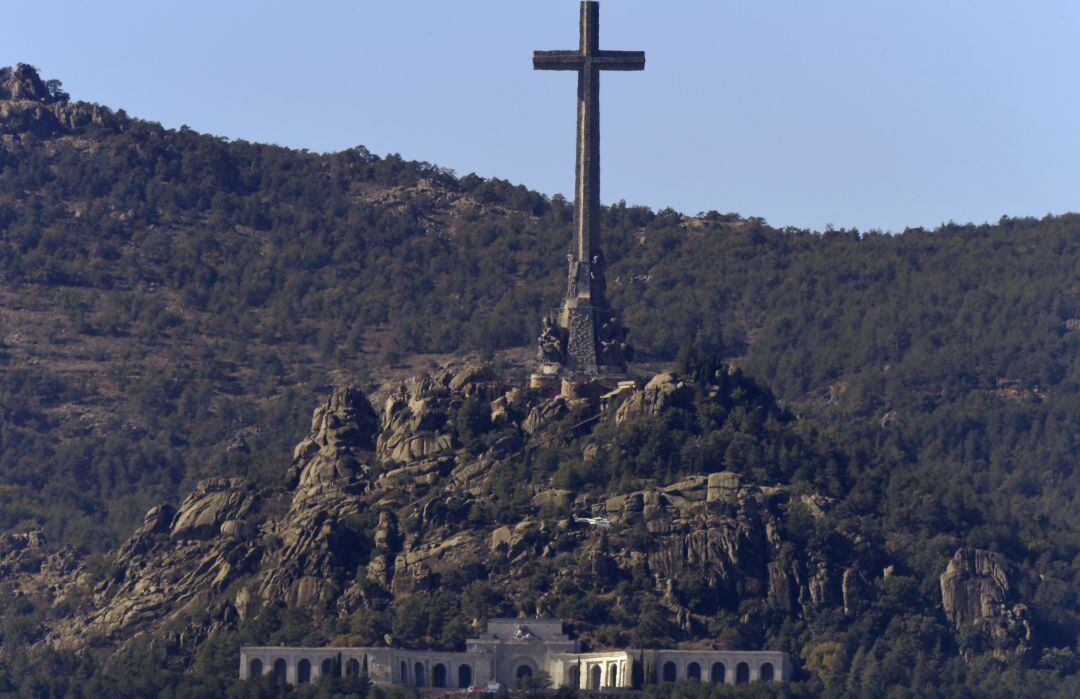 Imagen aérea del Valle de los Caídos.